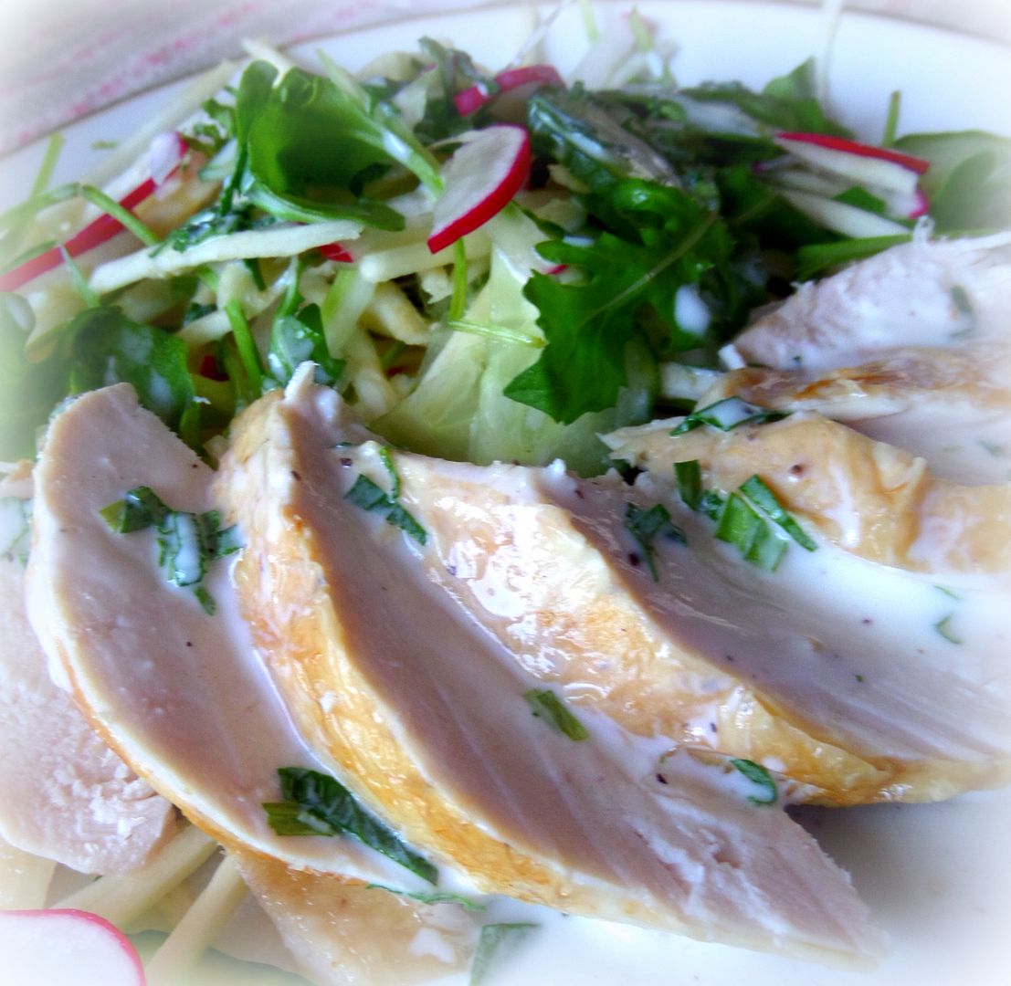 The English Kitchen Roasted Chicken Salad with a Buttermilk and